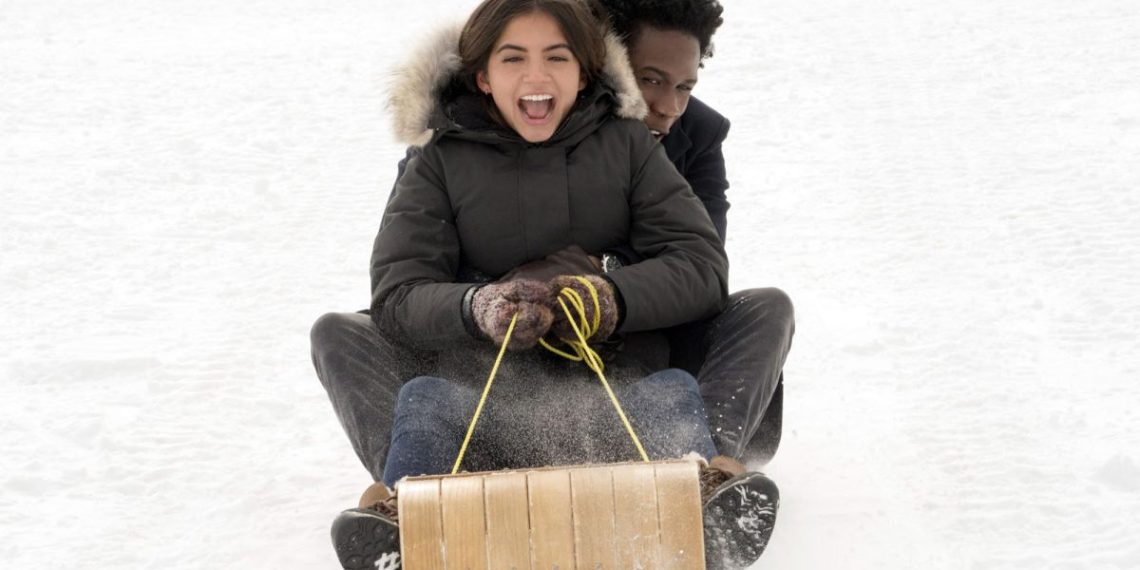 Let It Snow - Isabela Merced, Shameik Moore - Photo Credit: Netflix / Steve Wilkie