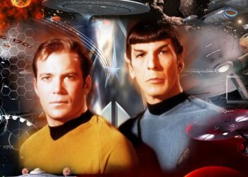 Kirk e Spock, protagonistas de Jornada nas Estrelas