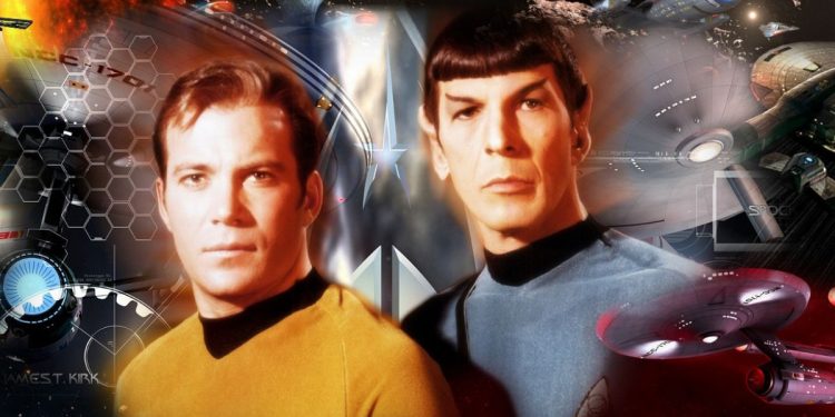 Kirk e Spock, protagonistas de Jornada nas Estrelas