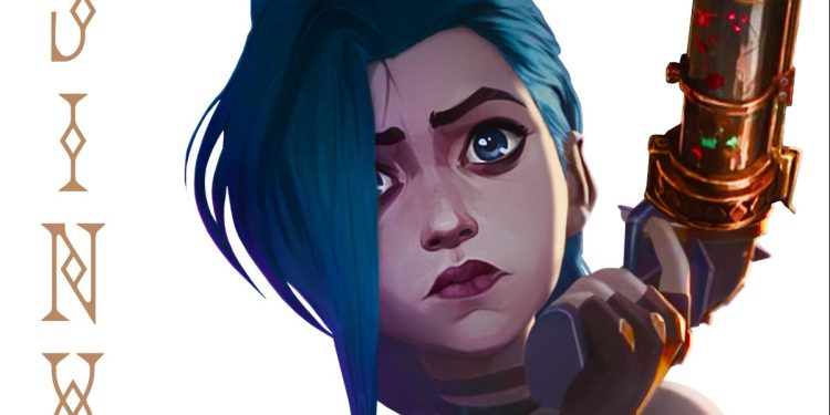 Imagem da jinx na nova série, Arcane.