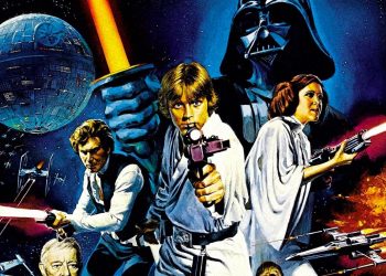 Pôster horizontal de Star Wars: Episódio IV – Uma Nova Esperança