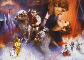 Pôster horizontal de Star Wars: Episódio V – O Império Contra-Ataca