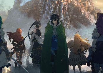 Pôster promocional da segunda temporada do anime The Rising of the Shield Hero