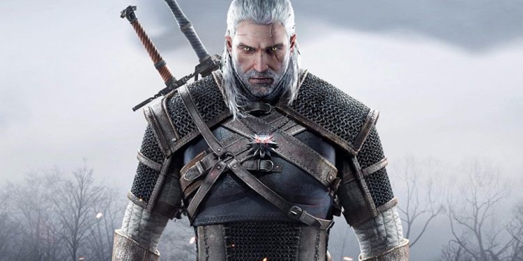 Personagem principal da série de jogos The Witcher, Geralt de Rivia.