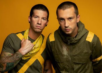 Pôster destaque do duo Twenty One Pilots