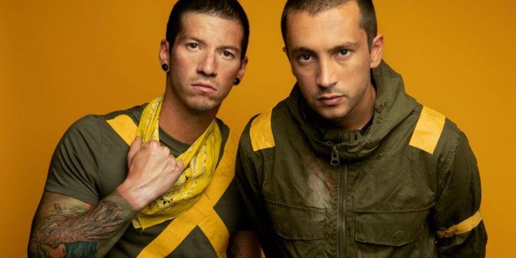 Pôster destaque do duo Twenty One Pilots