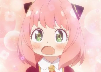 Anya olhando adimirada em uma cena de SPY x FAMILY.