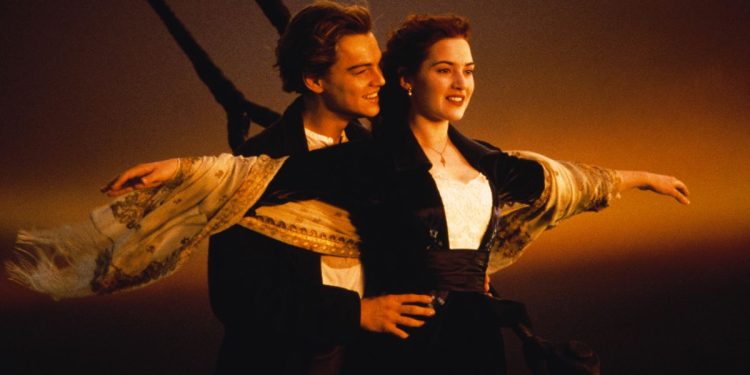 Pôster horizontal de Jack e Rose em Titanic