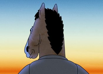 Bojack Horseman em um pôster oficial da série.