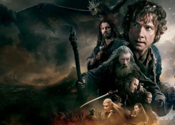 Pôster oficial de O Hobbit: A Batalha dos Cinco Exércitos.