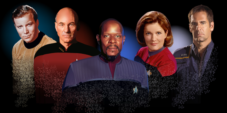 Os capitães de Star Trek