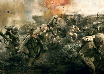 Pôster oficial da série The Pacific