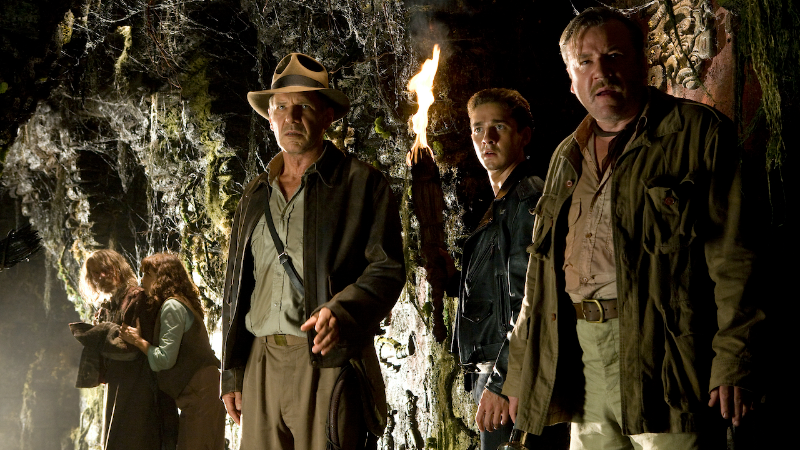 Cena do filme Indiana Jones e o Reino da Caveira de Cristal