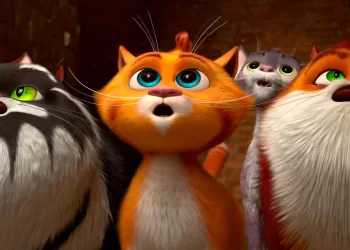 Cena do Filme Gatos no Museu