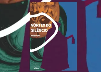 Capa Vórtex do silêncio / Editora Urutau